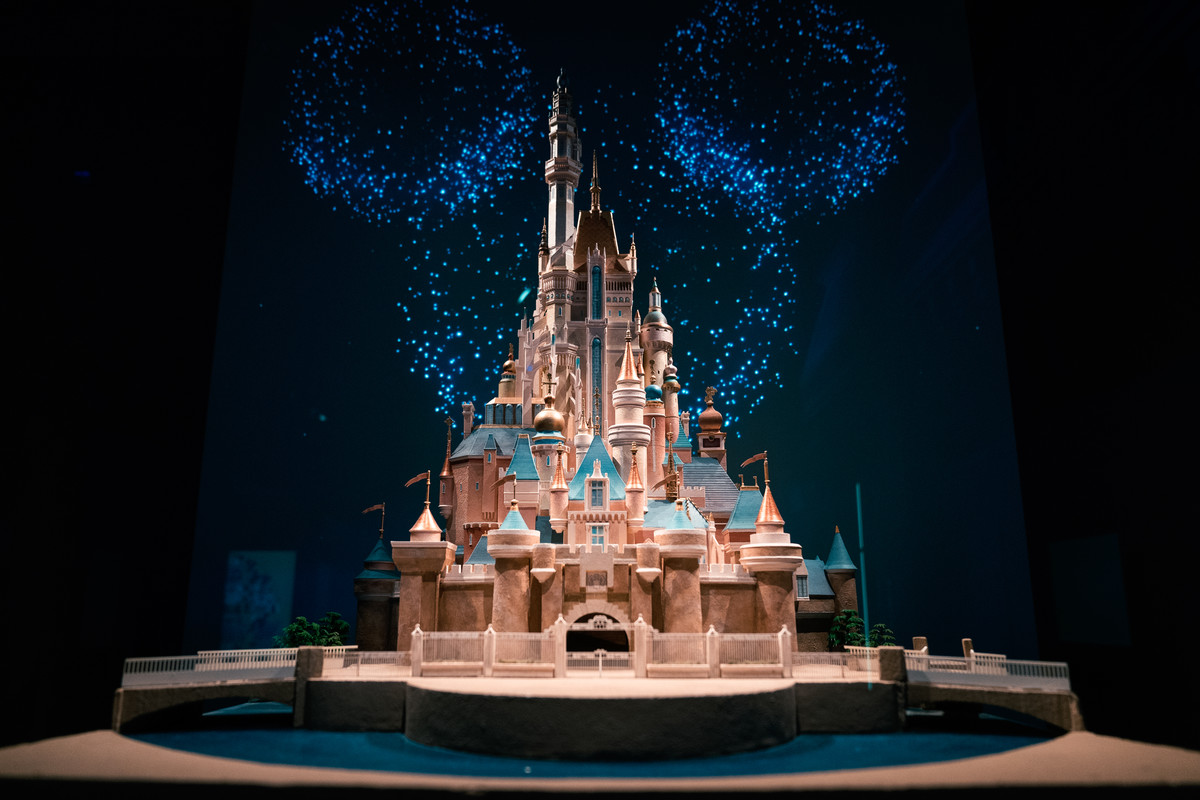 Das weltberühmte Cinderella-Schloss von Disney