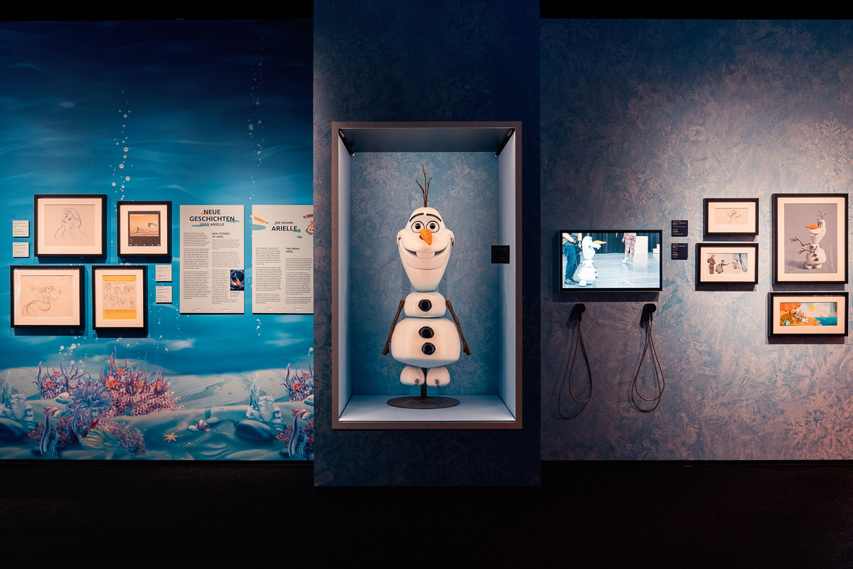 Eine Figur von Olaf aus den Frozen-Filmen.